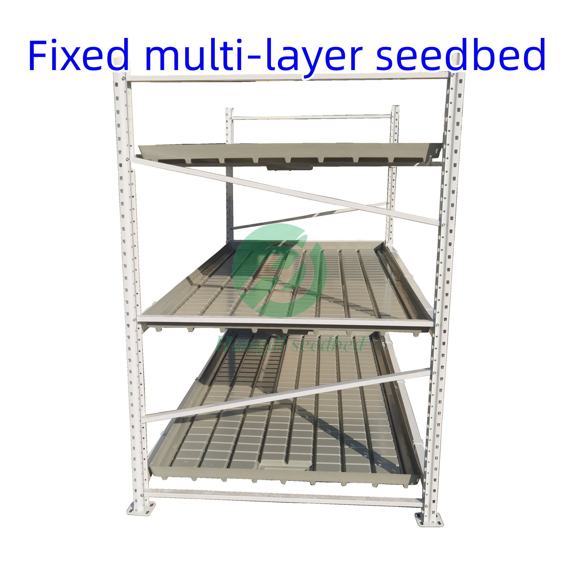 Greenhouse Hydroponic System: Flood Seed Bench, Ebb & Flow Tables, Vertical Grow Rack, Multi-Layer Rack