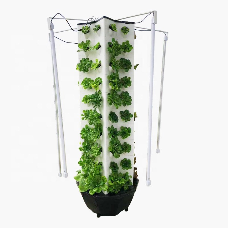 New agricultural greenhouse rotary aeroponic Tower garden vertical hydroponic system