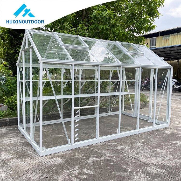 House 3 part nf aluminium prefab potable prefabricated glass free standing house glasshouse victorian orangery greenhouse