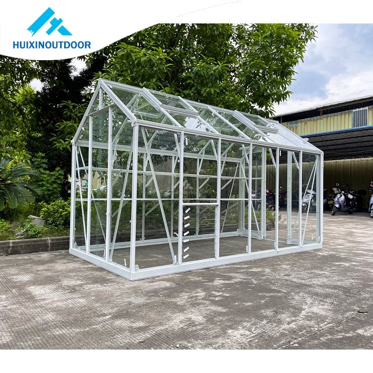 House 3 part nf aluminium prefab potable prefabricated glass free standing house glasshouse victorian orangery greenhouse