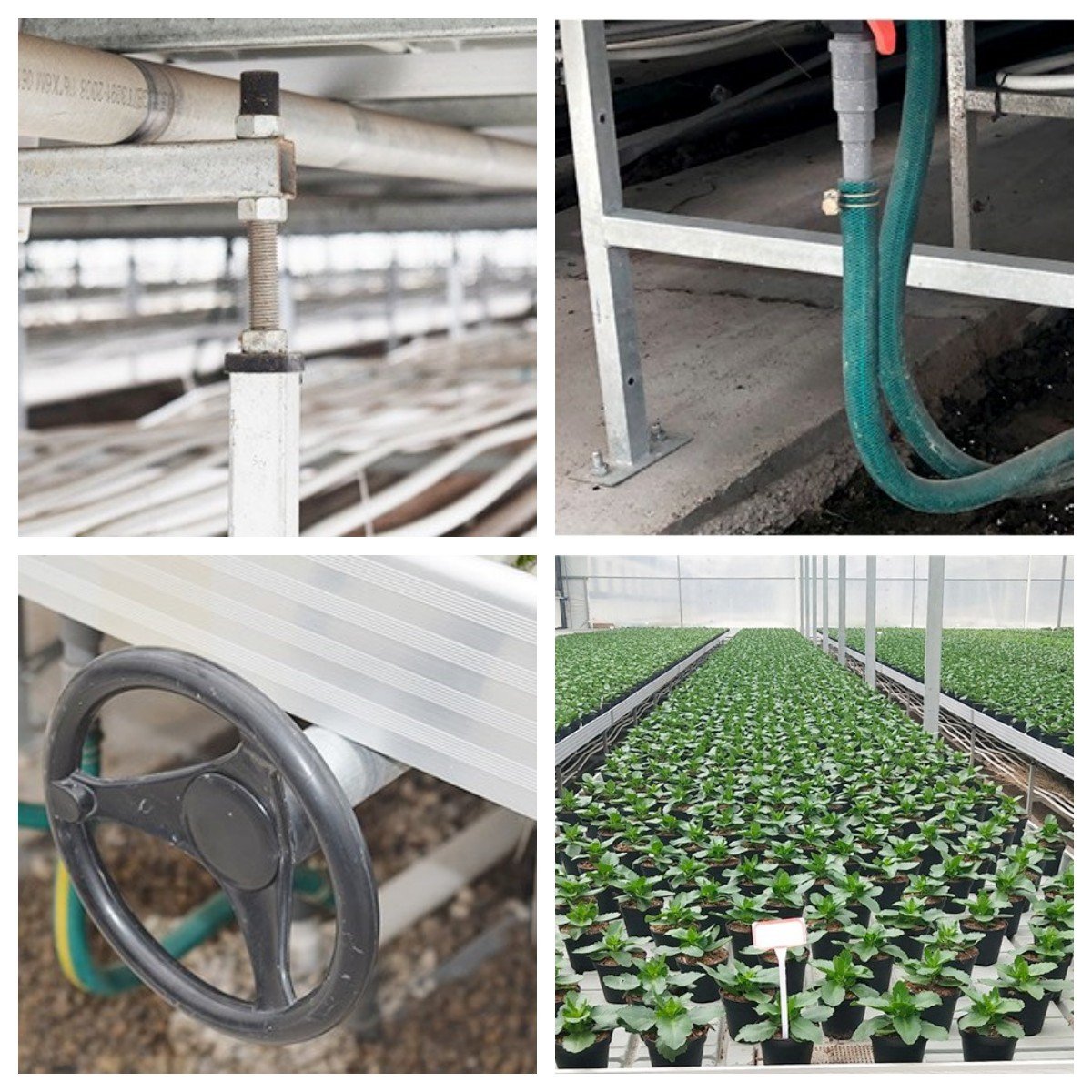Manufacture Price China Supplier Agriculture Greenhouse Mobile Tidal Seedbed