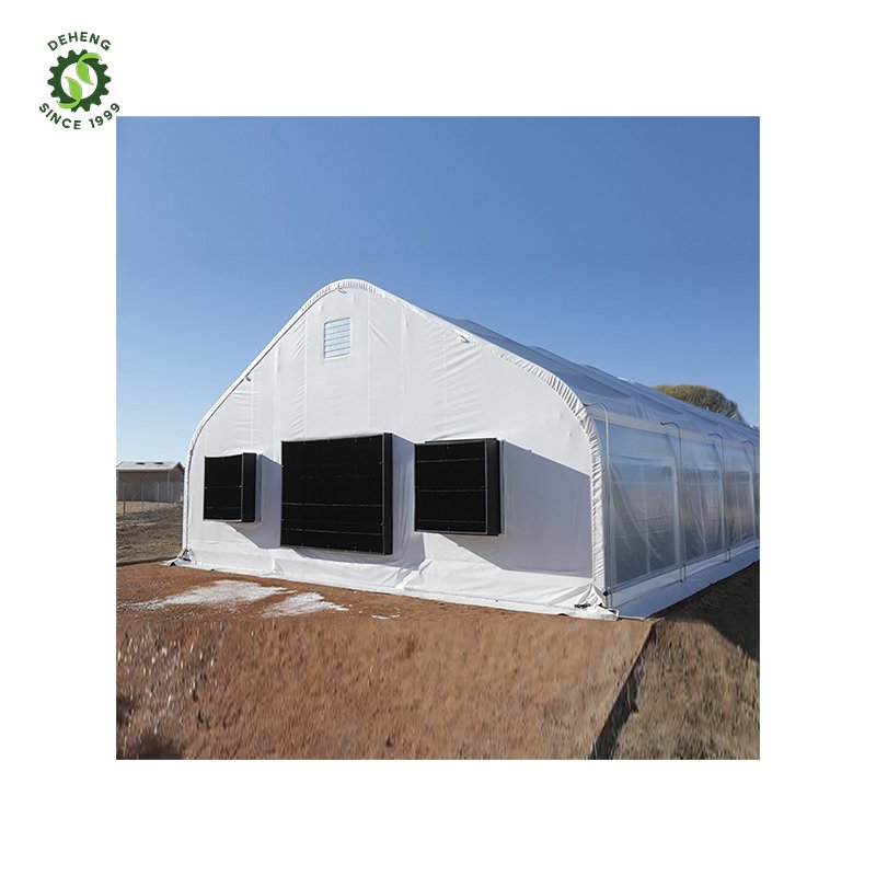 New Innovation Commercial Agriculture Greenhouse Agricultural Tunnel Blackout Greenhouse System