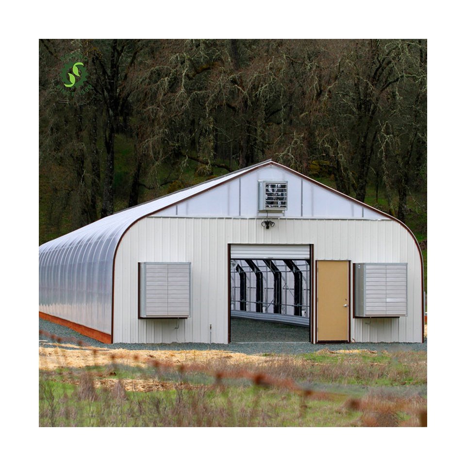New Innovation Commercial Agriculture Greenhouse Agricultural Tunnel Blackout Greenhouse System