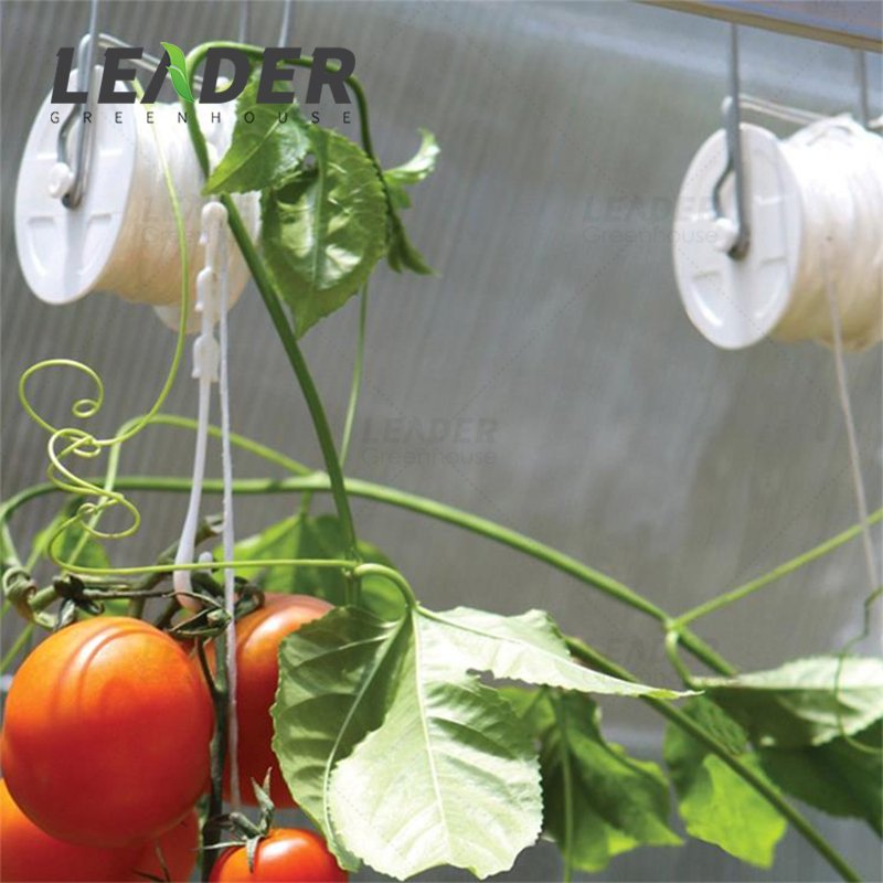 Hot Sale Agricultural 130mm Roller Growing Hooks For Tomato Grow In Vegetable Greenhouse Roller tomato Hooks