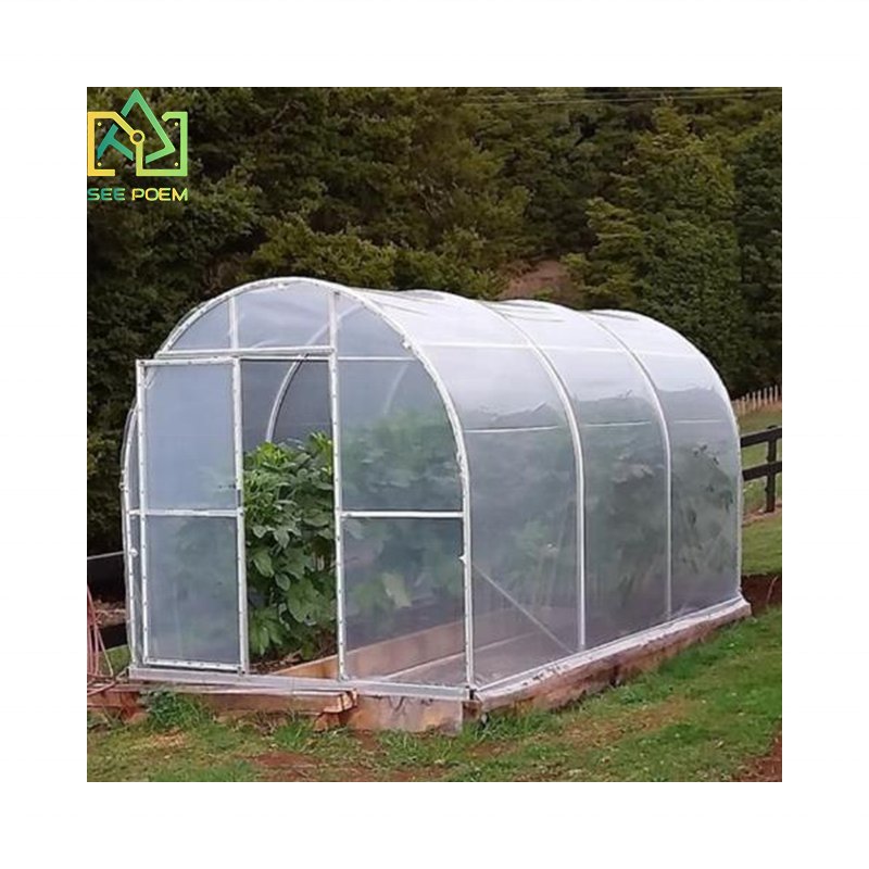 Garden greenhouse Cheap Family Gardening greenhouse Solar Panel Insulation Shed Galvanized Pipe Balcony garden greenhouse Shed