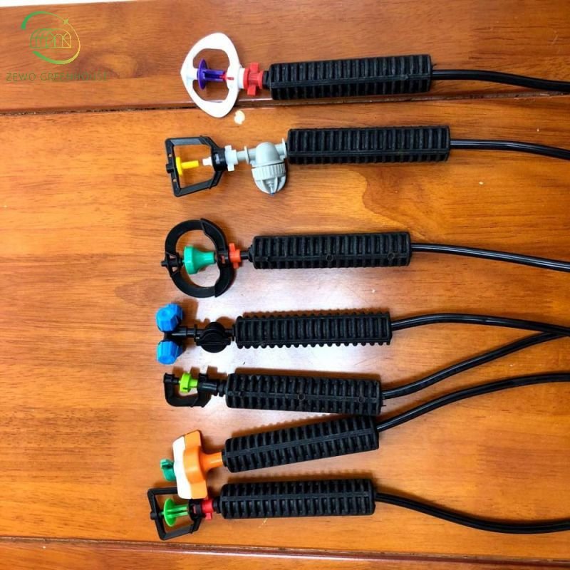 ZEWO Farm Irrigation Hanging Greenhouse Sprayer Sprinkler Automatic Micro Mist Sprinklers Spray Irrigation System