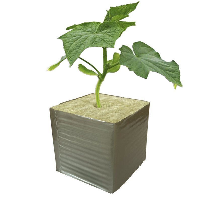 Agricultural Greenhouses Indoor Plants Growing Rock Wool Hydroponic Cultivation Cube Propagation Blocks