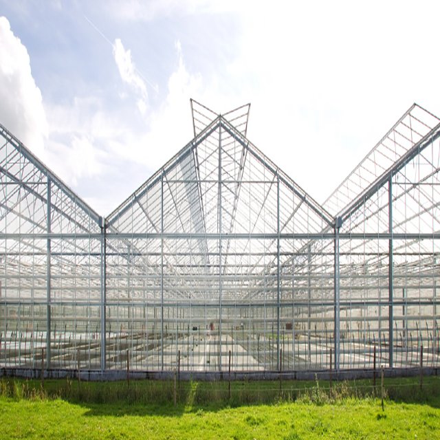 Agricultural durable smart glass greenhouse for sale
