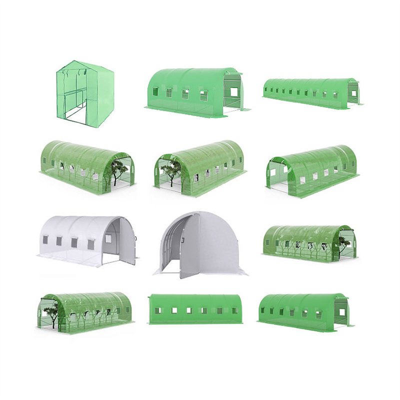 Tak Low Cost Outdoor Plastic Powder Coated Frames Customizable Garden Mini Polytunnel Greenhouse