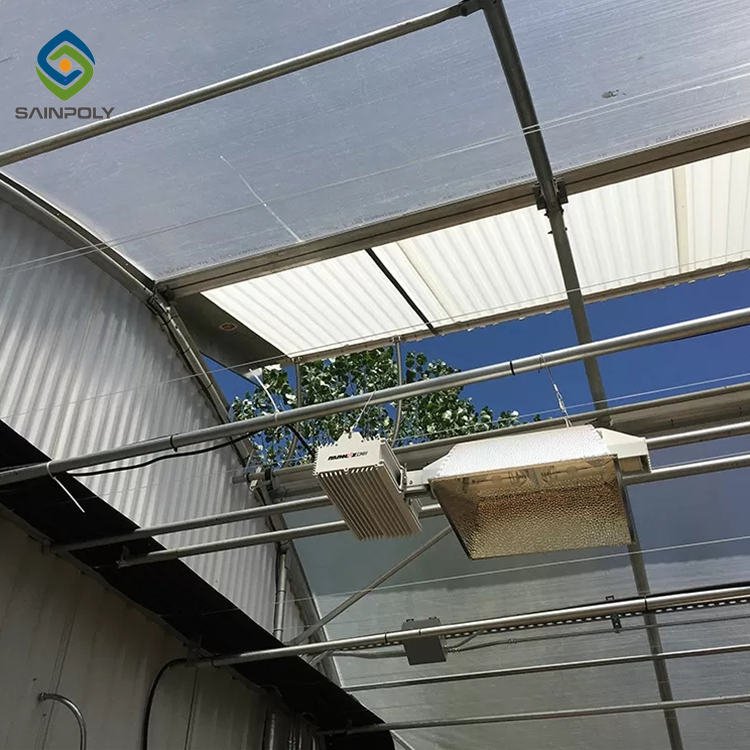 10m*100m automated light deprivation greenhouse hydroponic greenhouse for hydroponic flower growing