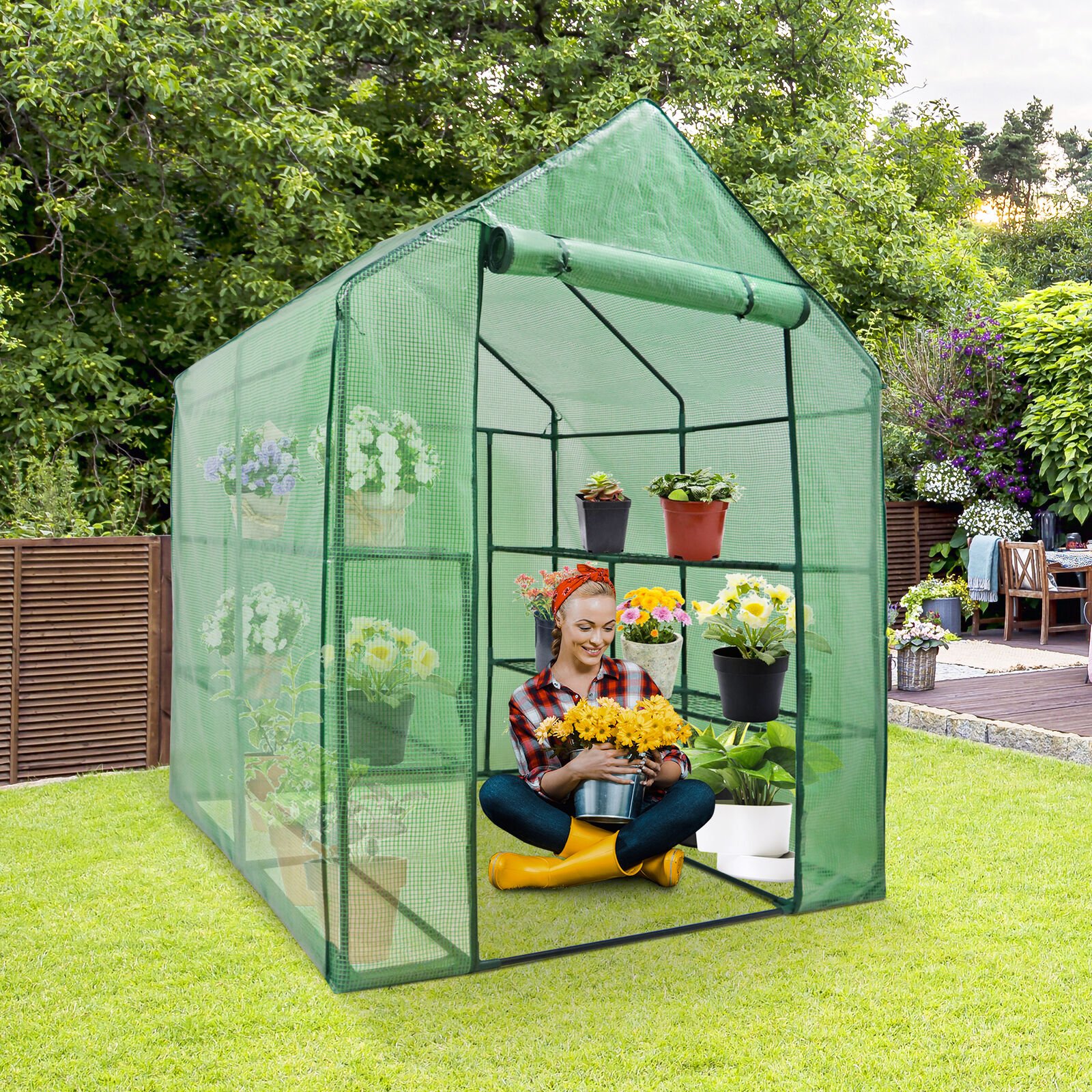 Good Quality easily access garden greenhouses mini-greenhouse agricultural greenhouse