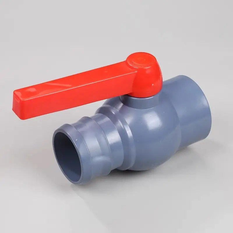 PVC Ball & Gate Valve Plastic Irrigation Pipe Fittings for Agricultural Greenhouses & Water System OEM Customizable