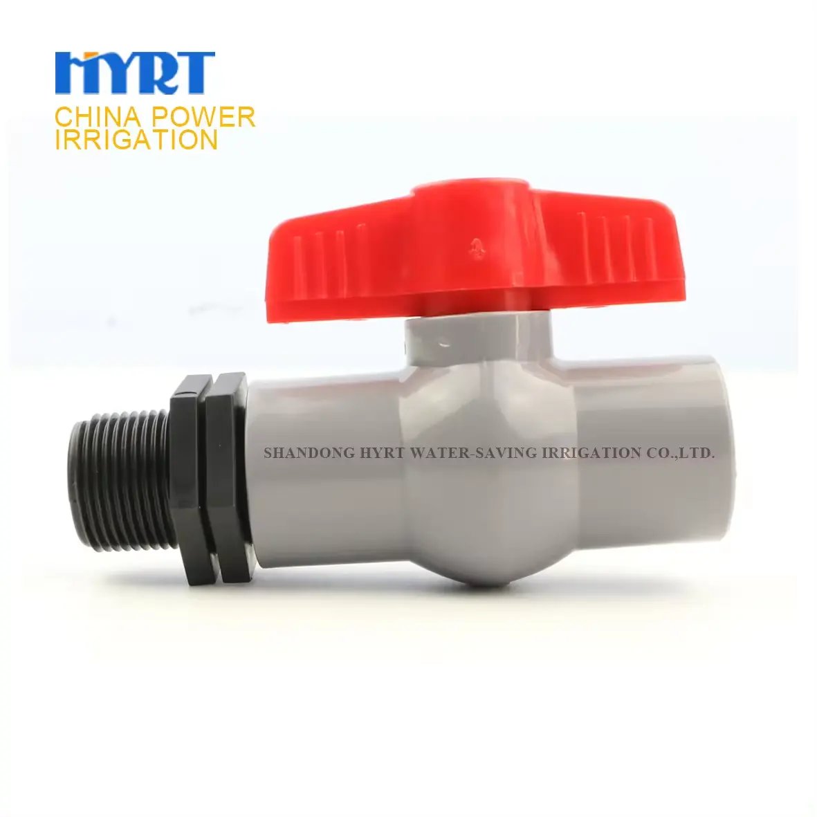PVC Ball & Gate Valve Plastic Irrigation Pipe Fittings for Agricultural Greenhouses & Water System OEM Customizable