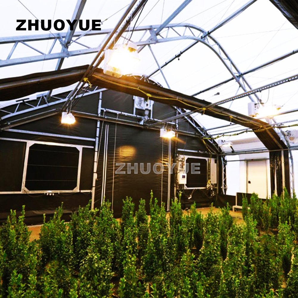 CUOYUEH Automated 100% Light Deprivation Greenhouse Blackout Plastic Greenhouse for Medical Plants And mushroom growing kit