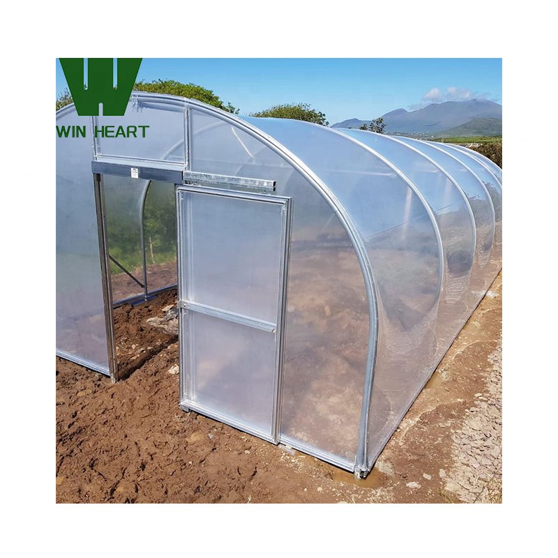 Plastic shed tunnel green houses with kits