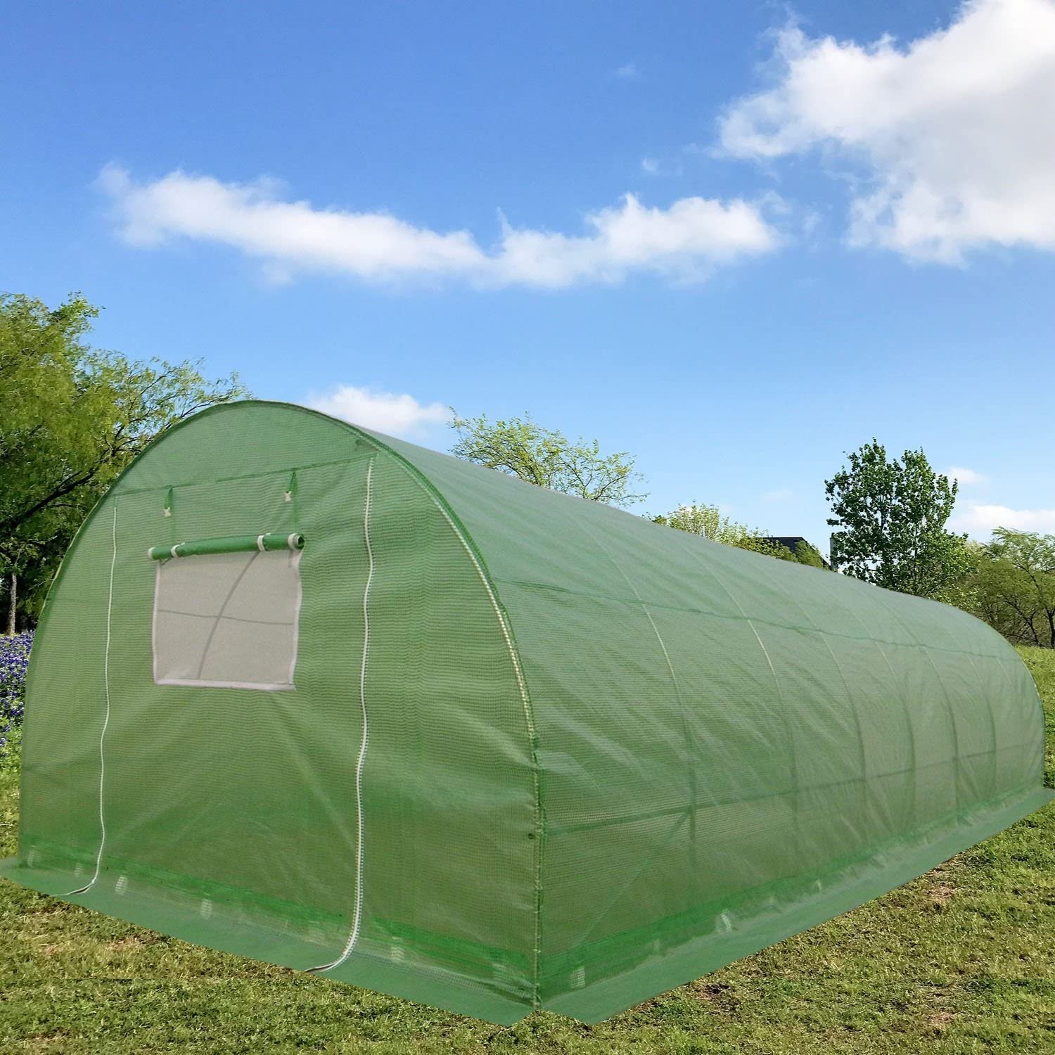 plastic tunnel greenhouse 8x3x2m for agriculture