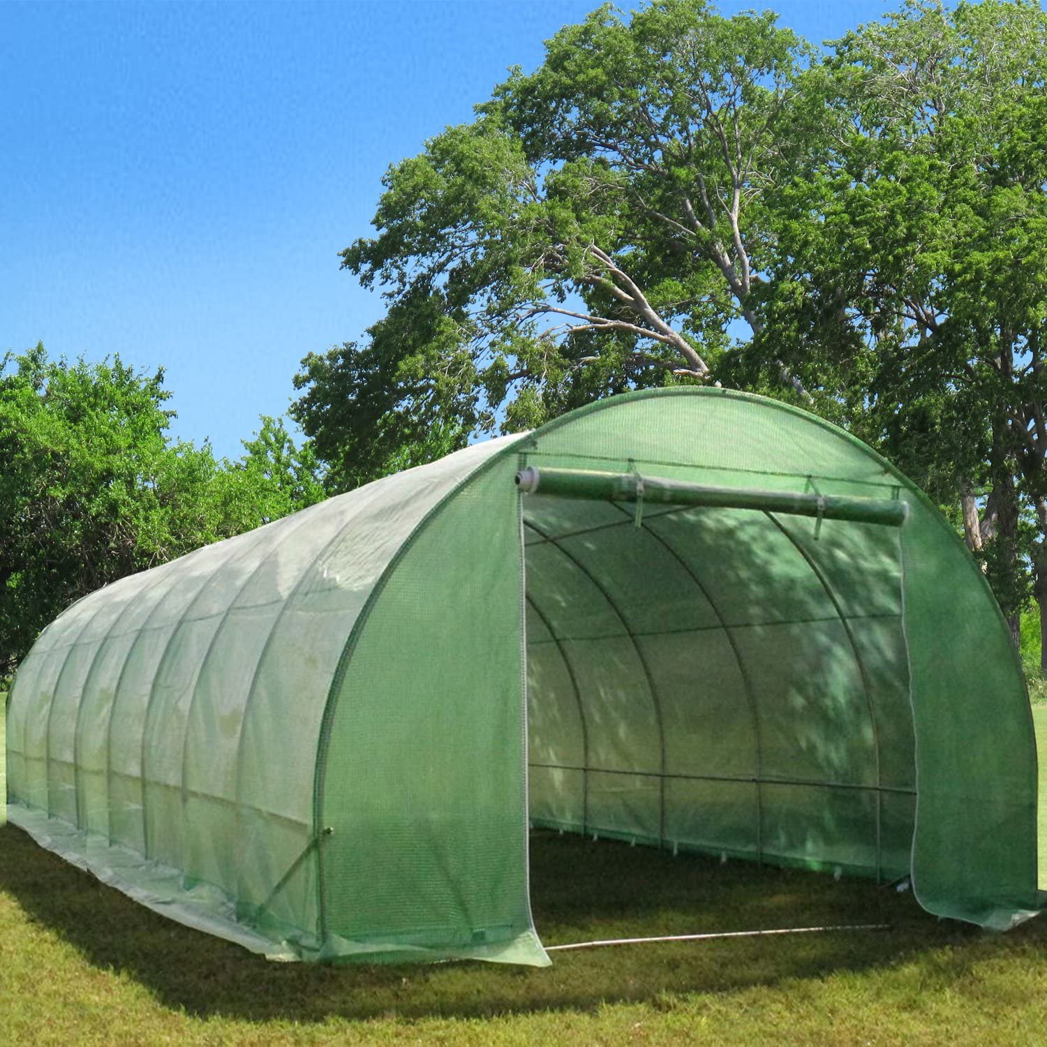 plastic tunnel greenhouse 8x3x2m for agriculture