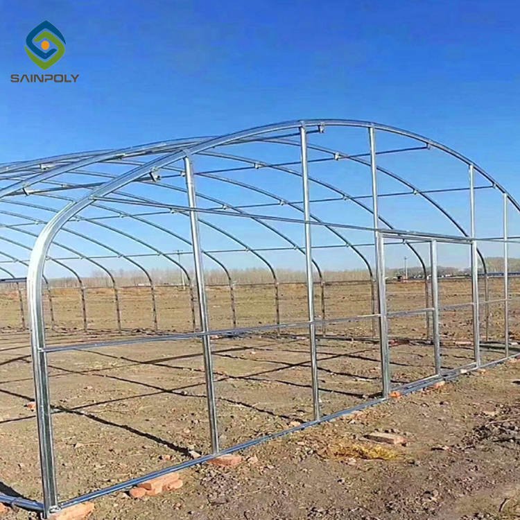 Sainpoly Hot Sale Agricultural Tunnel Greenhouse Design for Growing
