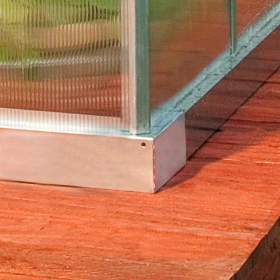 Aluminum metal plant green house structure polycarbonate home indoor greenhouse kit aluminium frame garden backyard greenhouse