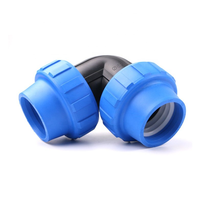 Factory price agricultural greenhouse irrigation elbows joint pipe fitting plastic pipe connector