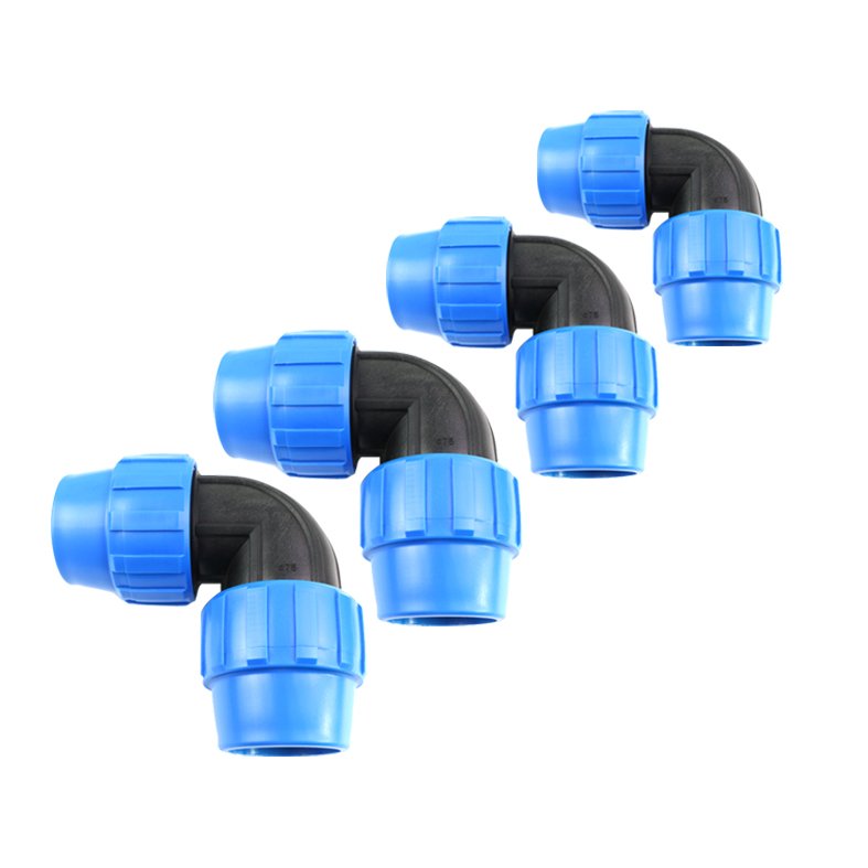 Factory price agricultural greenhouse irrigation elbows joint pipe fitting plastic pipe connector