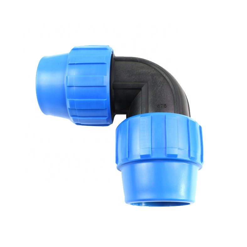 Factory price agricultural greenhouse irrigation elbows joint pipe fitting plastic pipe connector