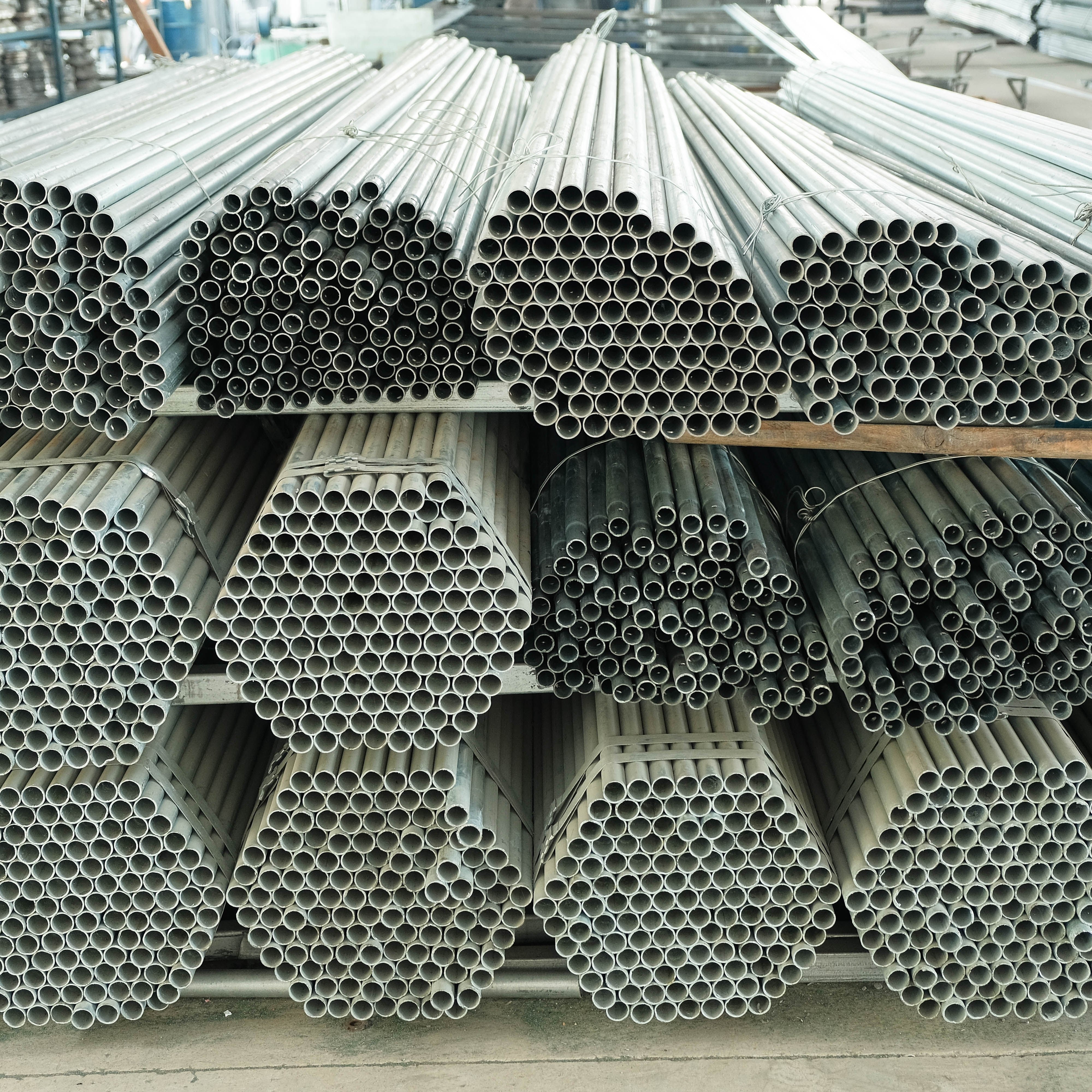 International standard durable galvanized steel pipe with high quality 32*1.5 for greenhouse structure