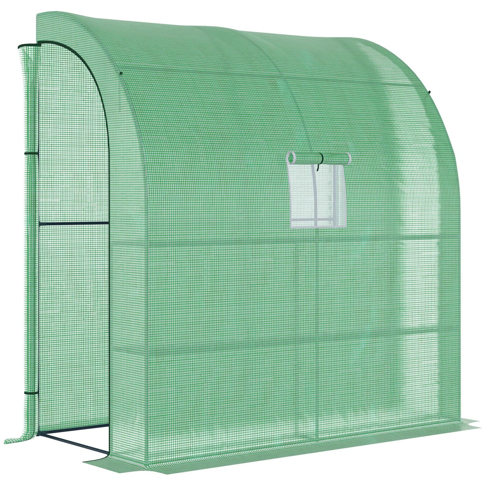 Agricultural Polytunnel Garden Tunnel Greenhouse Outdoor Plant Growth Grow Tent Walk-In Greenhouse 2*1m
