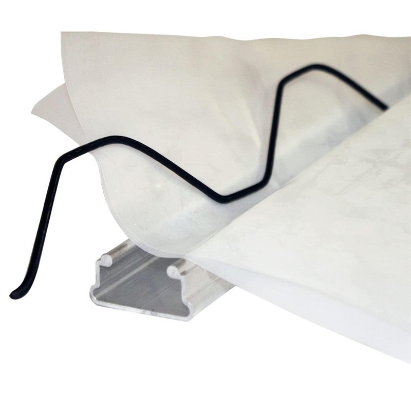 Spring Wire For Locking Film Greenhouse Film Lock Zigzag Wire And Profile Polyester Wire For Agricultural Equipment
