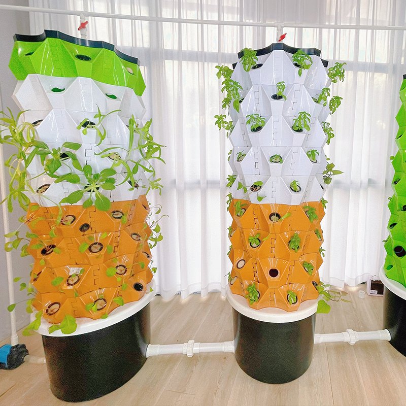 greenhouse pineapple Aeroponic growing towers hydroponics vertical garden systems
