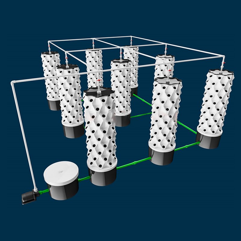 greenhouse pineapple Aeroponic growing towers hydroponics vertical garden systems