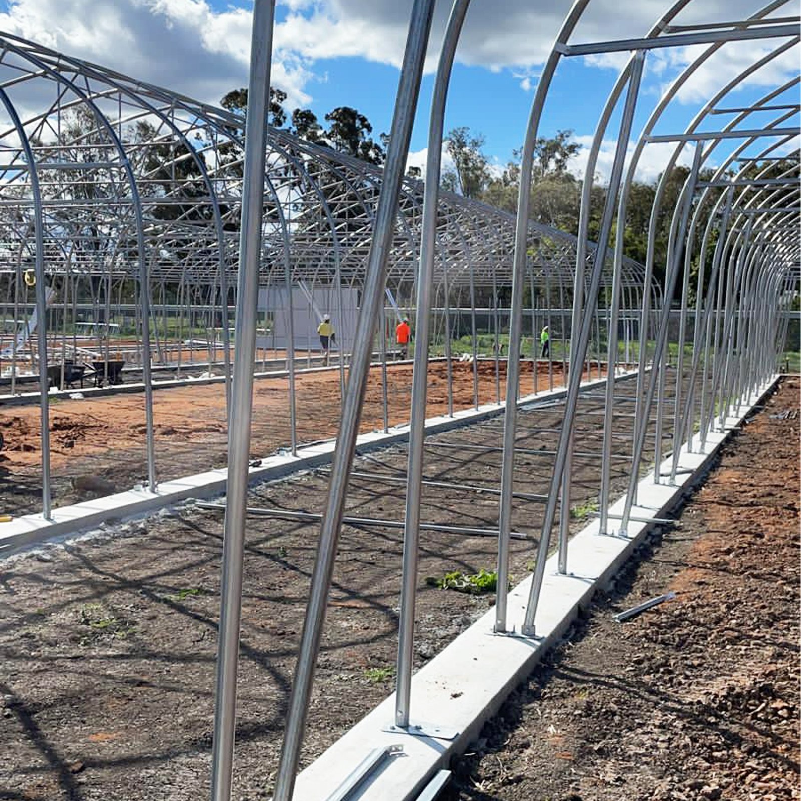 MAXPOWER Agricultural Greenhouses Metal Frames Greenhouse Steel Skeleton Solar Mounting Structure