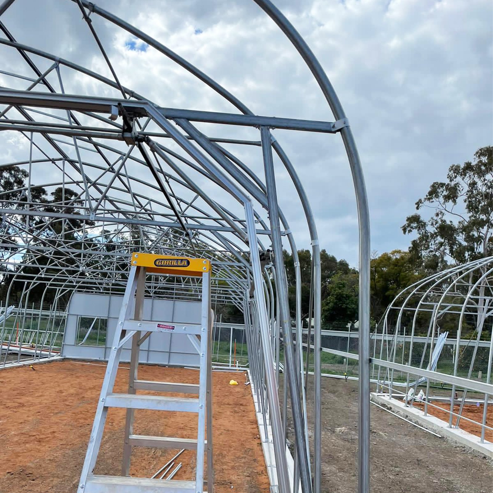 MAXPOWER Agricultural Greenhouses Metal Frames Greenhouse Steel Skeleton Solar Mounting Structure