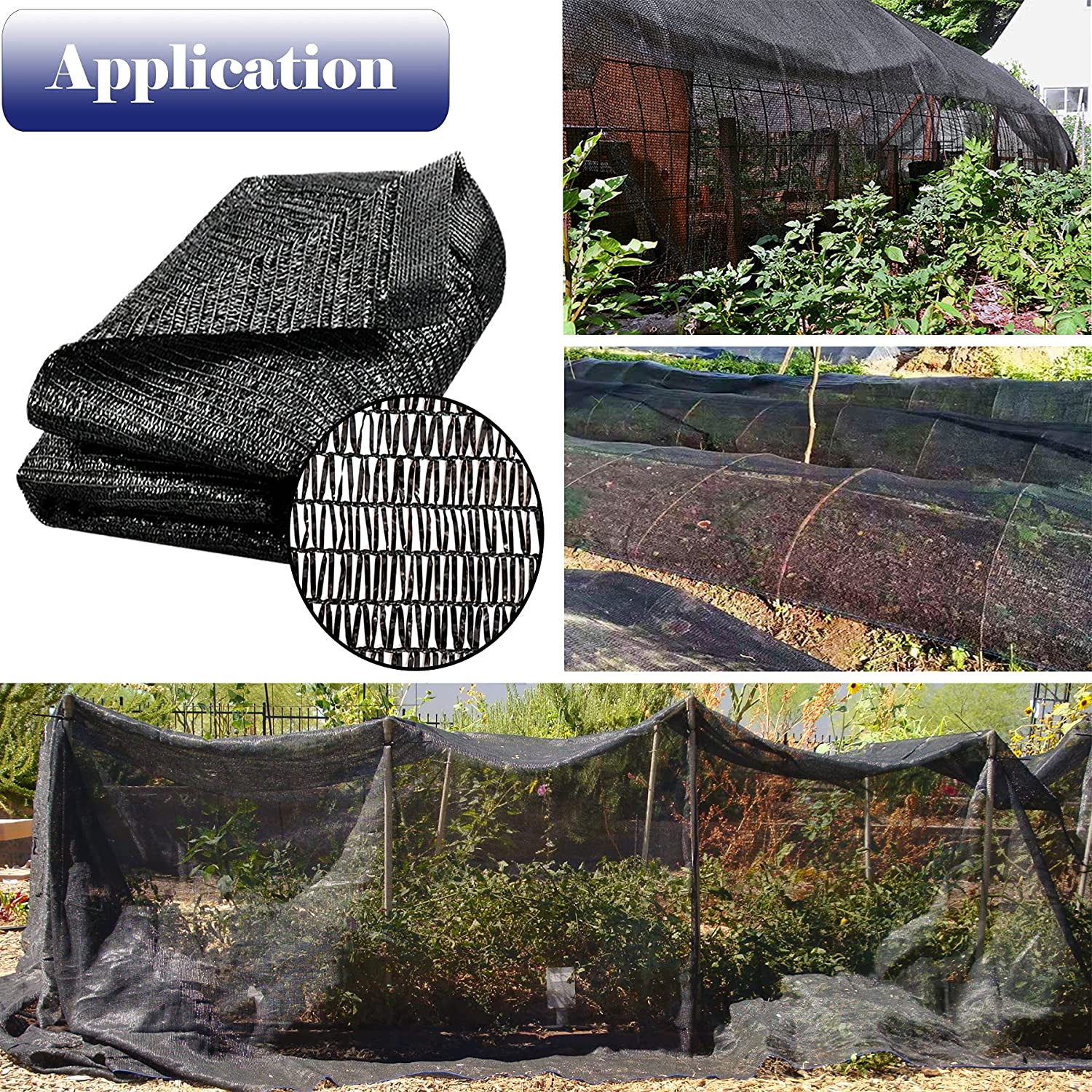 Outdoor Tape Filament Sun Shade Netting 2 pin 50% shading UV Fabric Garden Car Patio Cover Greenhouse Agriculture net mesh
