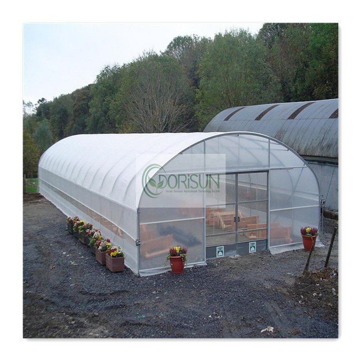 Large Plastic Agricultural Greenhouse Tunnel vegetable greenhouses for sale