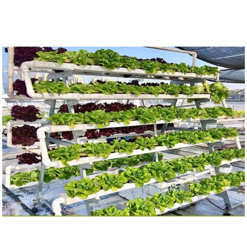 PVC pipe hydroponic system pvc hydroponic tube for strawberry hydroponics