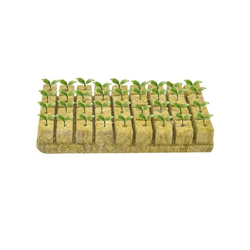 25x25x40mm Hydroponic rock wool for agriculture seedling nursery