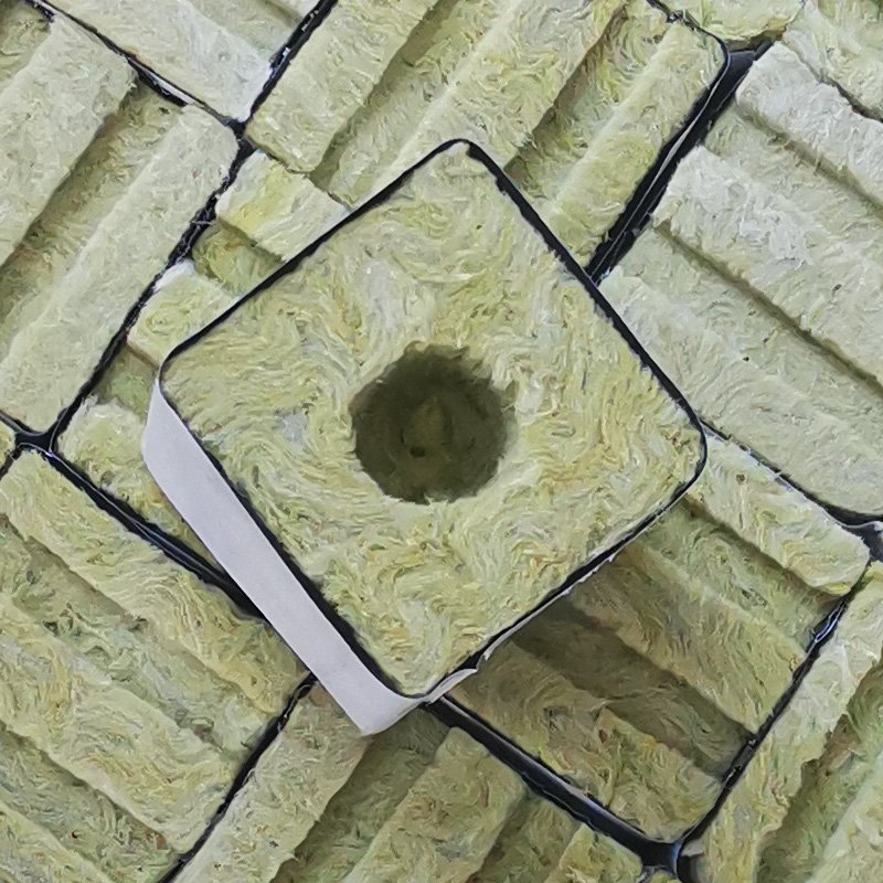 25x25x40mm Hydroponic rock wool for agriculture seedling nursery