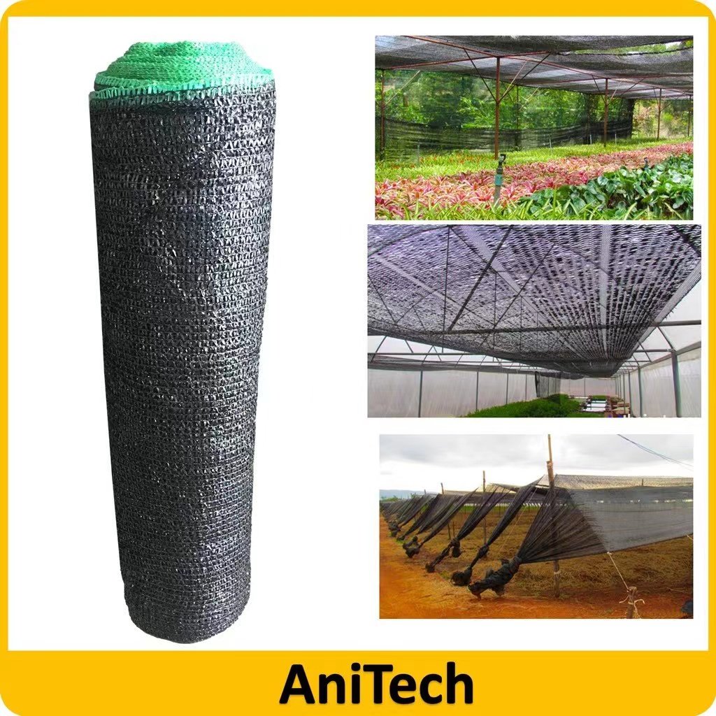 Plastic Mesh Shade Cloth Mesh Factory Green Black Agriculture Virgin HDPE Greenhouse Agricultural Sun Shade Net