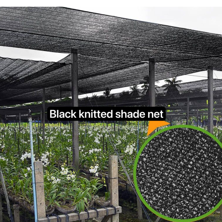 Plastic Mesh Shade Cloth Mesh Factory Green Black Agriculture Virgin HDPE Greenhouse Agricultural Sun Shade Net