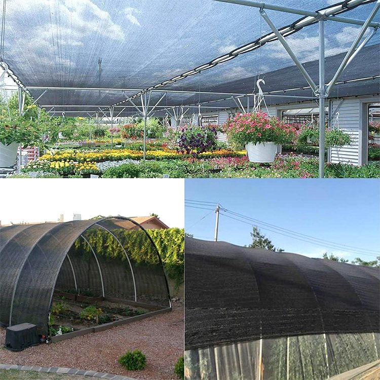 High Density Polyethylene outdoor hdpe black 40 47 sunblock shade cloth/ shade netting for sale