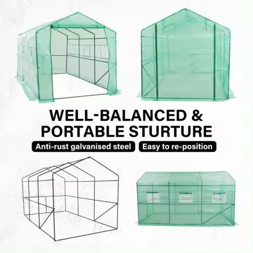 Wholesale garden greenhouse waterproof anti uv mesh sun shade high tunnel agriculture greenhouse