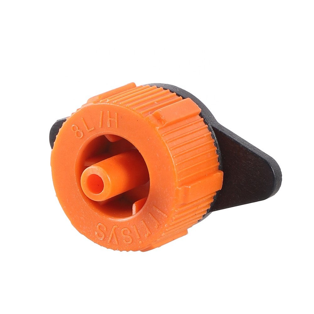 100pcs/bag 4L/H 8L/H Emitter Drip Irrigation System Agriculture Water Saving Pressure Compensating Dripper