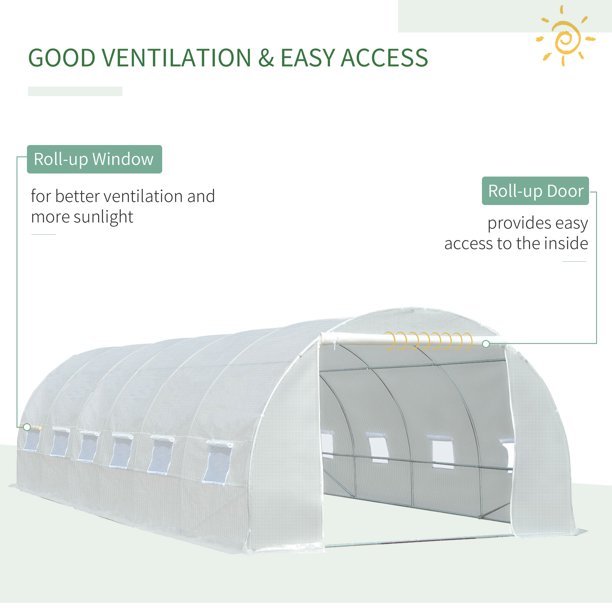 CUOYUEH Hot Sale Low Cost Tunnel Frame Single Span Pe Film Greenhouse For Flowers Plant Agriculture Greenhouse smart farm device