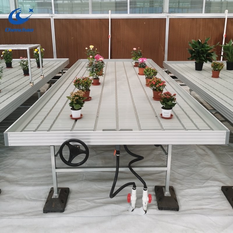 4x8 Nursery Bench Rolling Grow Table Greenhouse Growing Table