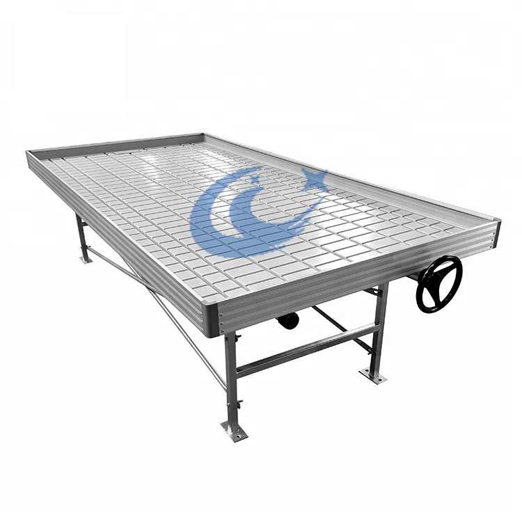 4x8 Nursery Bench Rolling Grow Table Greenhouse Growing Table