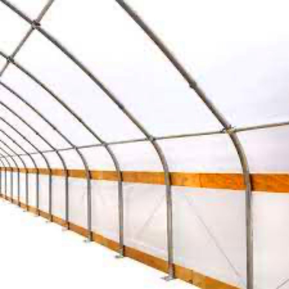 Large Single-Span Agriculture Greenhouse Tunnel PE Film Steel Aluminum Frame Plant Usage Greenhouse Plastic Film Available Sale