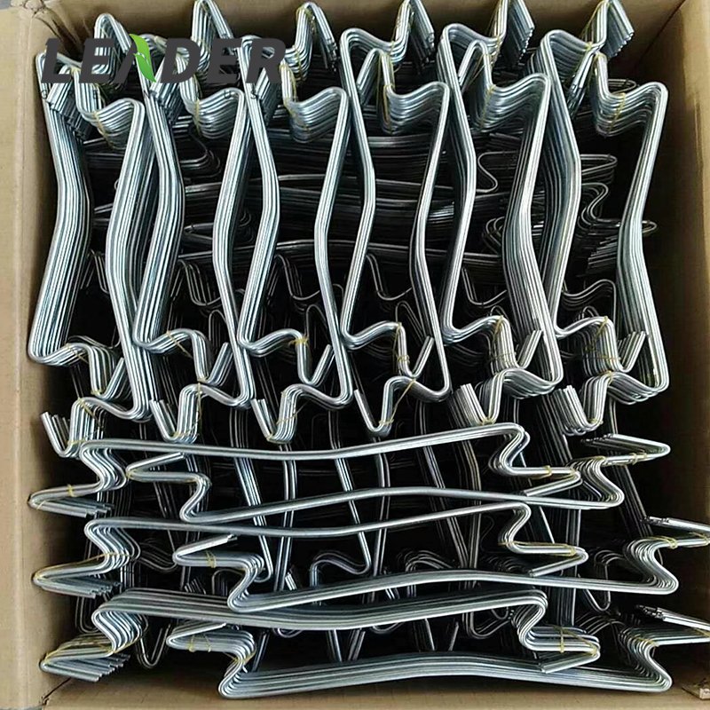 Long life agricultural multi span glass greenhouse accessories hot galvanized tomato planting m hook with 15/12m/6m pp twine