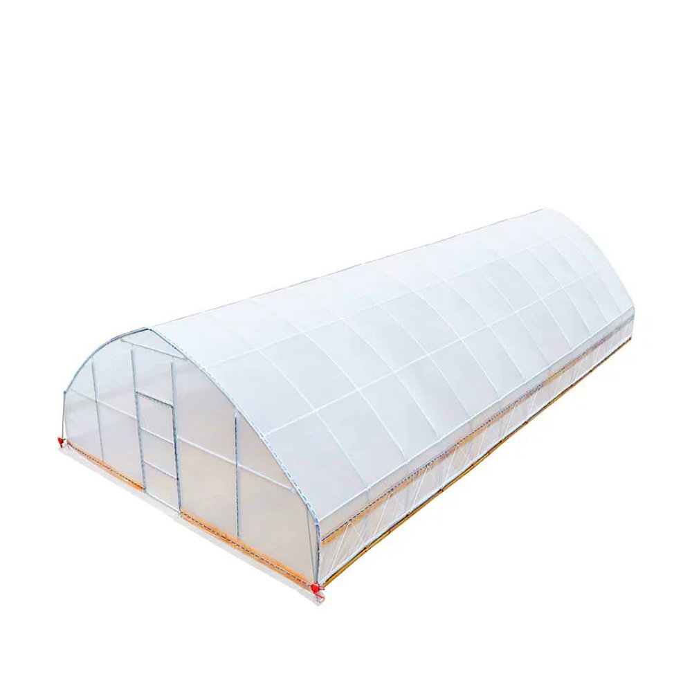 Customized 10x30m Single-Span Agricultural Greenhouse Kit Polycarbonate Film Cover Vegetable Flower Tomato Tunnel Green House PE
