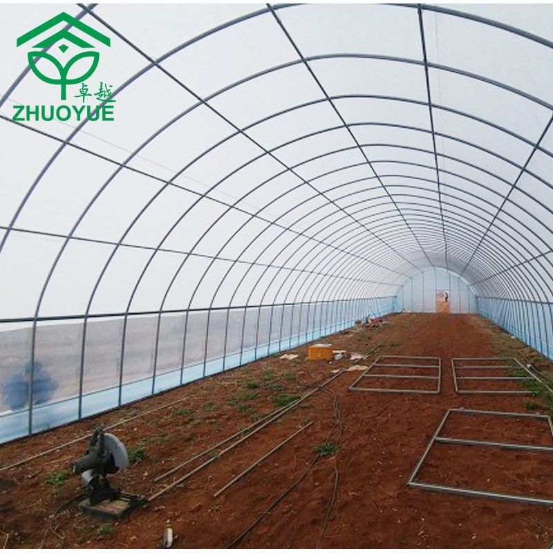 CHOYUEH Chinese Factory made low cost Easy and simple to handle Galvanized Steel Frame greenhouse with water filtration system